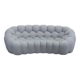 Roche Bobois Bubble 2 Cuved 3/4-Seat Sofa by Sacha Lakic (Light Grey)