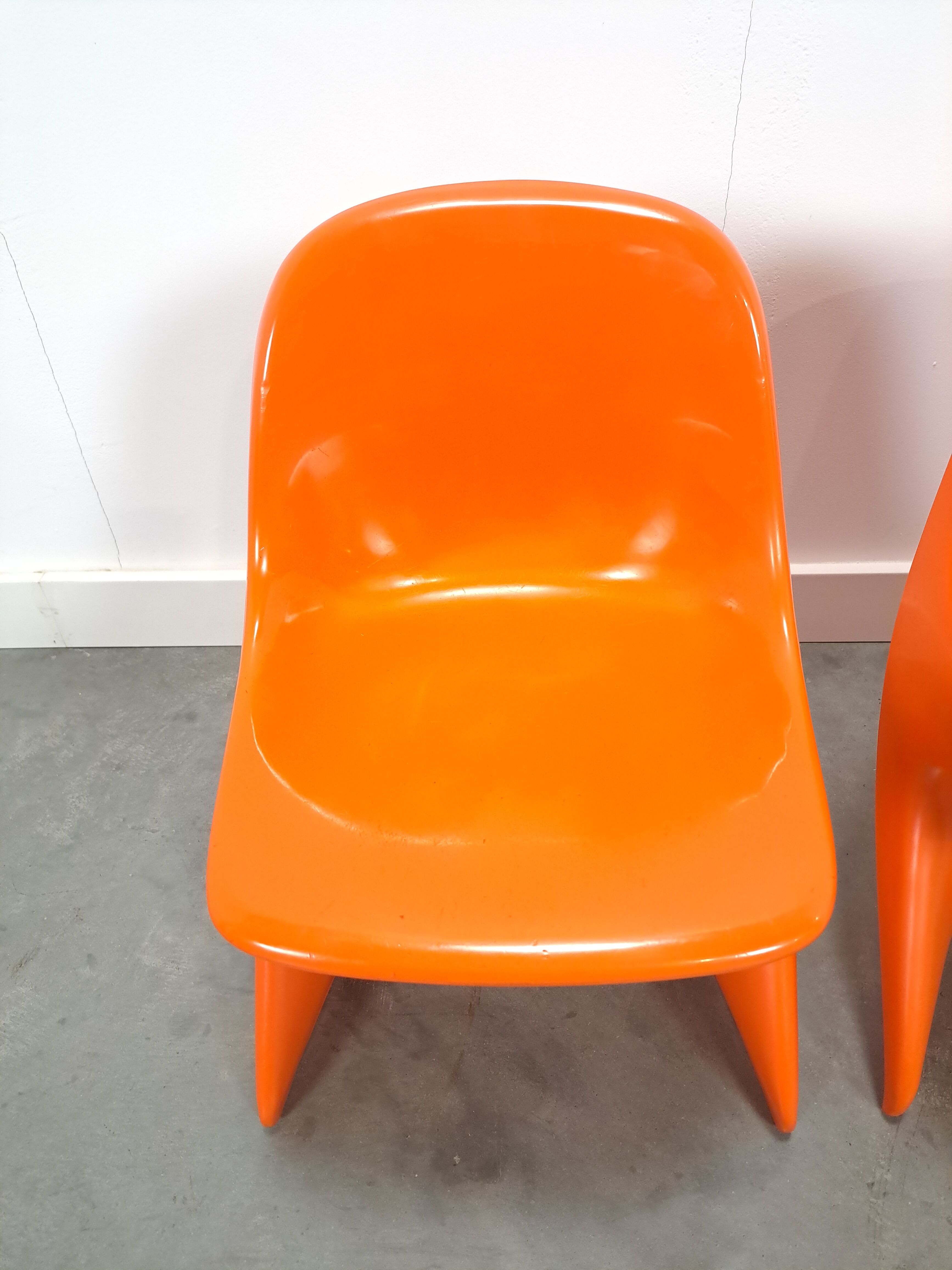 Casala, Casalino high chair 1972 orange