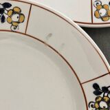 6 Flat Plates Terre de Fer Salins Charbonnier