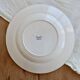 Antique flat plate, ironstone Lunéville K&G, Marguerite model.