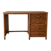 Rattan and wicker desk