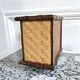 Vintage bamboo 3-drawer chest of drawers jewelry box