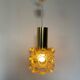 Vintage pendant chandelier by Helena Tynell for Glashütte Limburg bub
