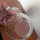 Arcoroc "Diamant" pressed glass sugar bowl – 1970s