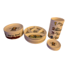 Gien porcelain fondue service - 15 pieces