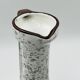 Pair of vintage hand-painted Italian floral vases
