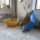 Set of 2 free-form fiberglass planters