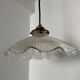 Suspension glass holophane 1950s