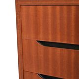 Scandinavian mahogany chest of drawers from the 1950s