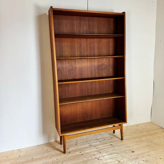 Mid-century teak bookcase, Denmark, 1960s