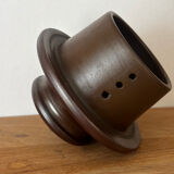 Water butter dish in glazed pottery