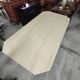 Vintage octagonal dining table travertine 1970s/1980s