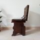 Spanish renaissance style folding chair in carved wood by mades