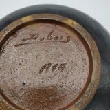 Cup in polychrome salted sandstone from dubois to bouffioulx