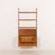 Hansen and Guldborg teak shelving unit, Denmark, 1960s