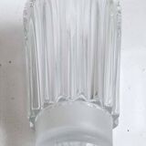 Molded pressed glass vase 1960s Height 22 cm