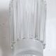Molded pressed glass vase 1960s Height 22 cm