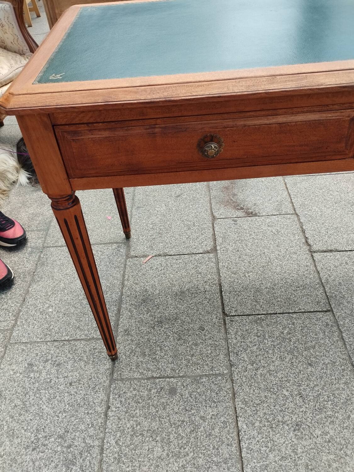 Old Louis XVI style flat desk