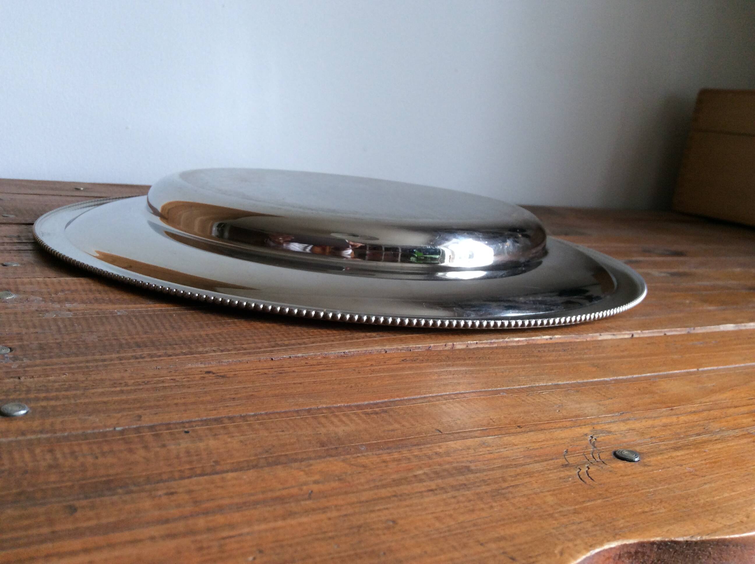 Stainless steel pearl plate