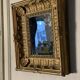 Cadre en bois doré sculpté, début XIXème siècle