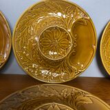 6 artichoke plates in Gien earthenware
