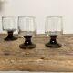 6 vintage liqueur glasses