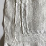 Rectangular pillow taie in linen linen yarn to days and reserve linen peas