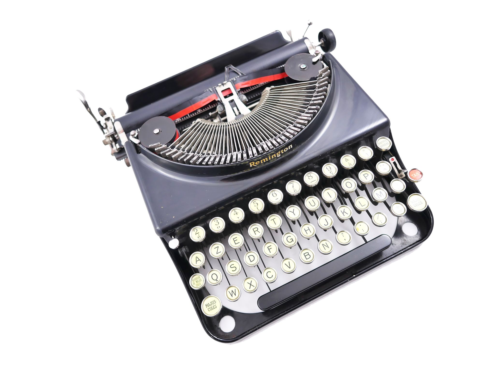 Remington 3 original usa 1930 revised typewriter with new ribbon