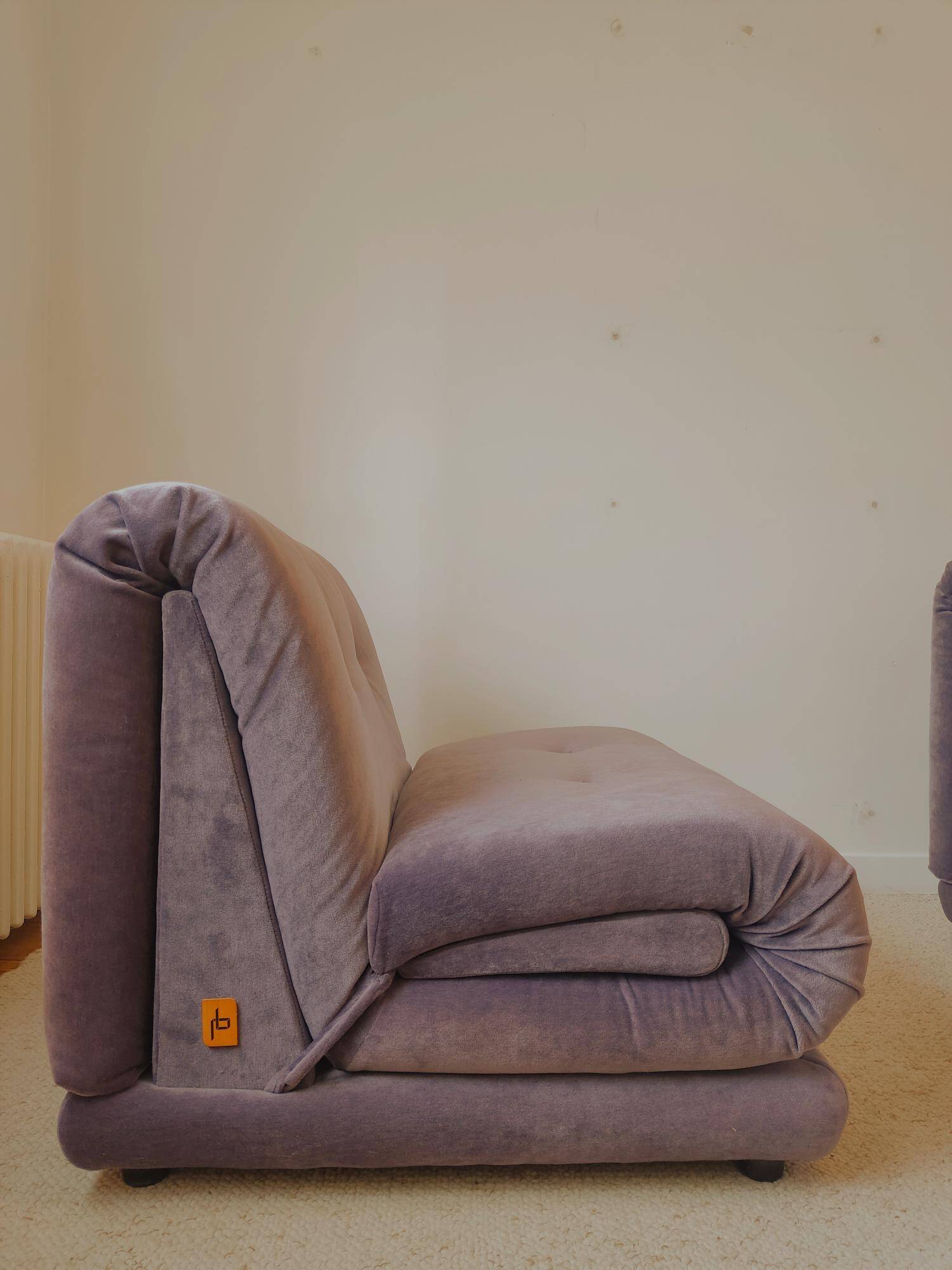 Fauteuils Salotti PD - Italie 70s