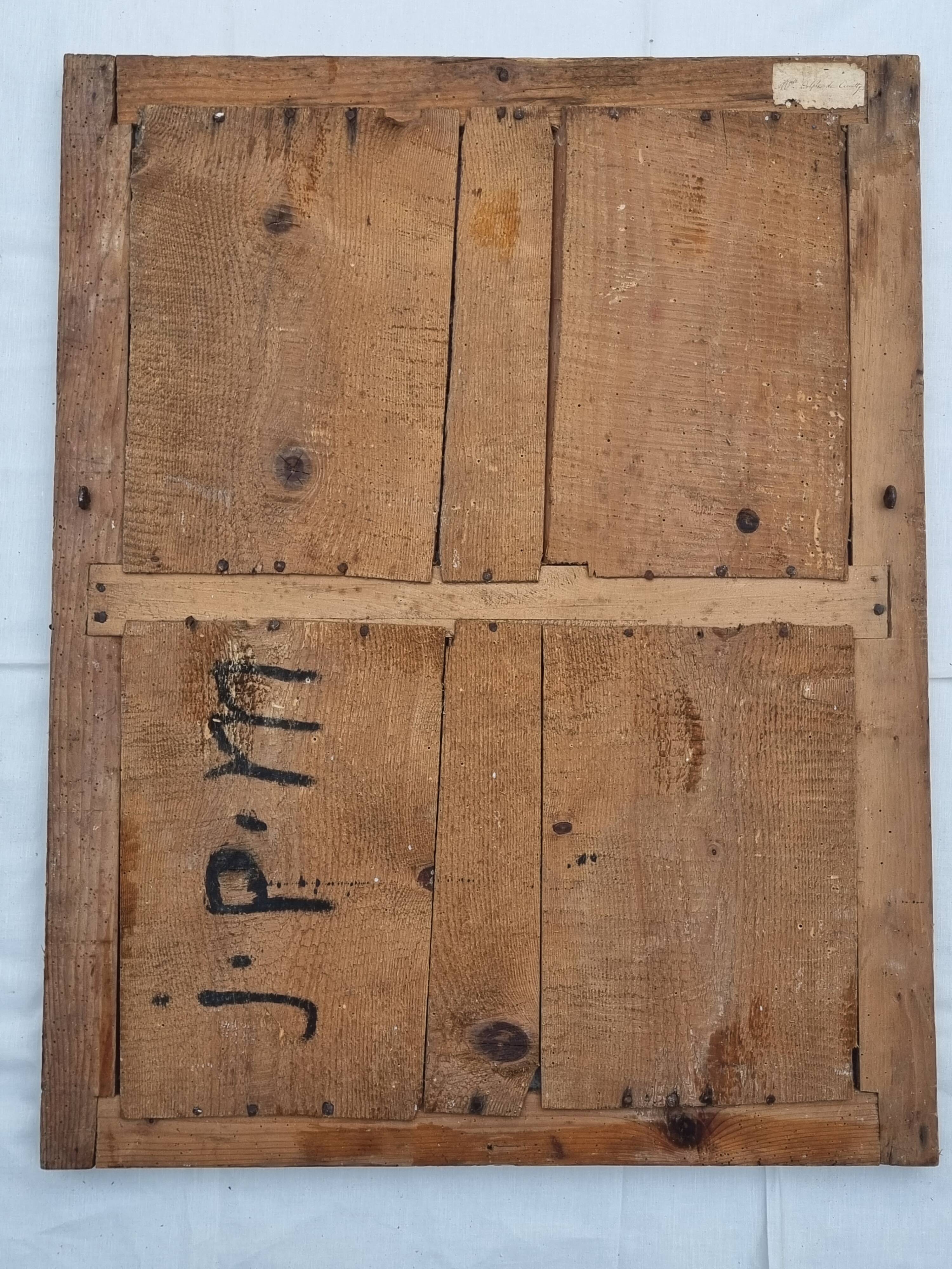 Antique mirror in a gilded wooden frame in the Louis XVI style, 19th century, 62x78 cm.