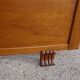 Art Deco walnut bed for 140/190cm base