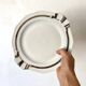 Art Deco porcelain dessert plates and platter