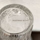 Set of four crystal glasses by Edoardo Dal Seno for Arnolfo di Cambio Italia Anni '70