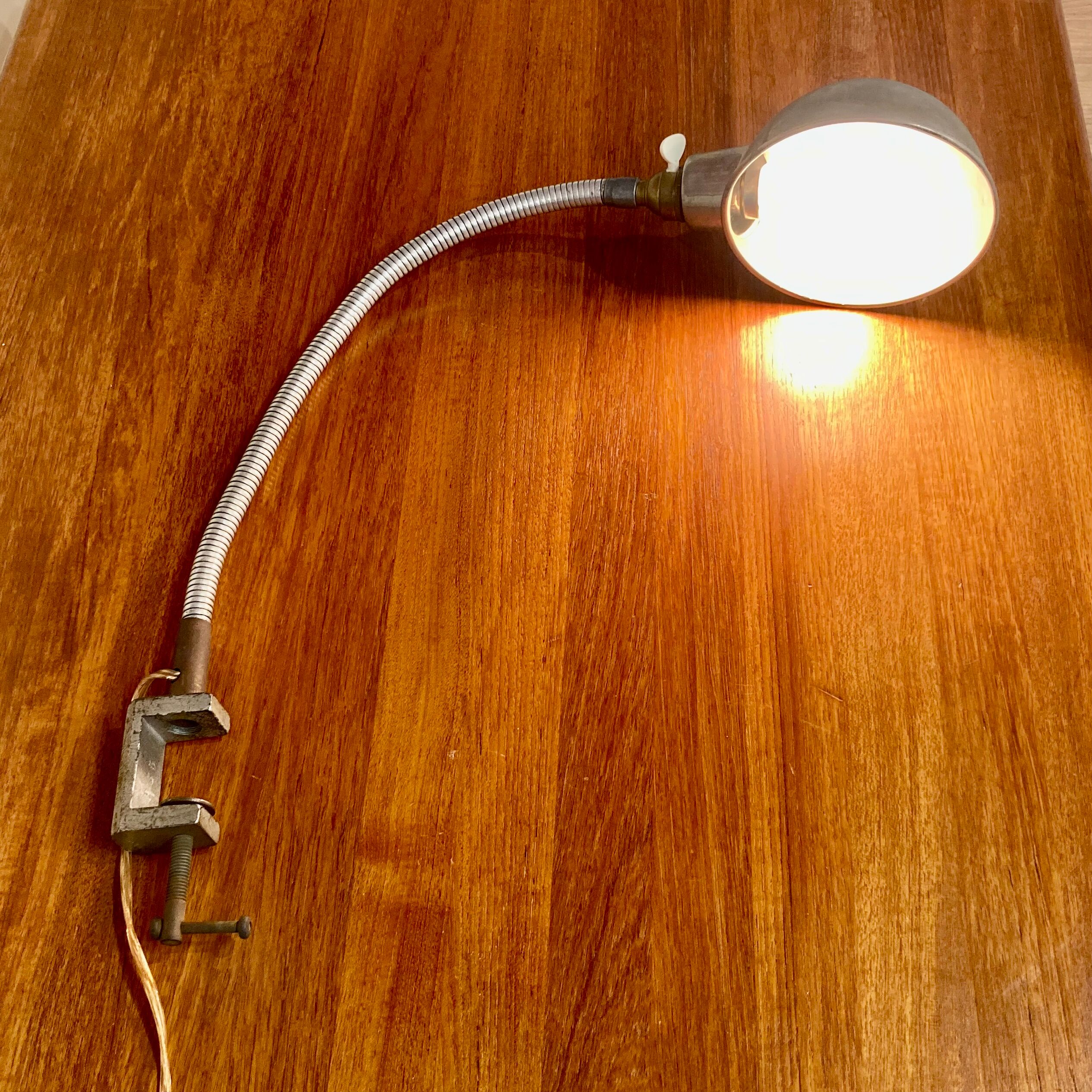 Large modular industrial lamp 1950.