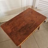 Vintage rattan coffee table