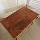 Table basse rotin vintage