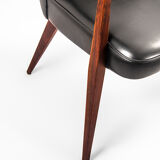 Mid century teak armchair