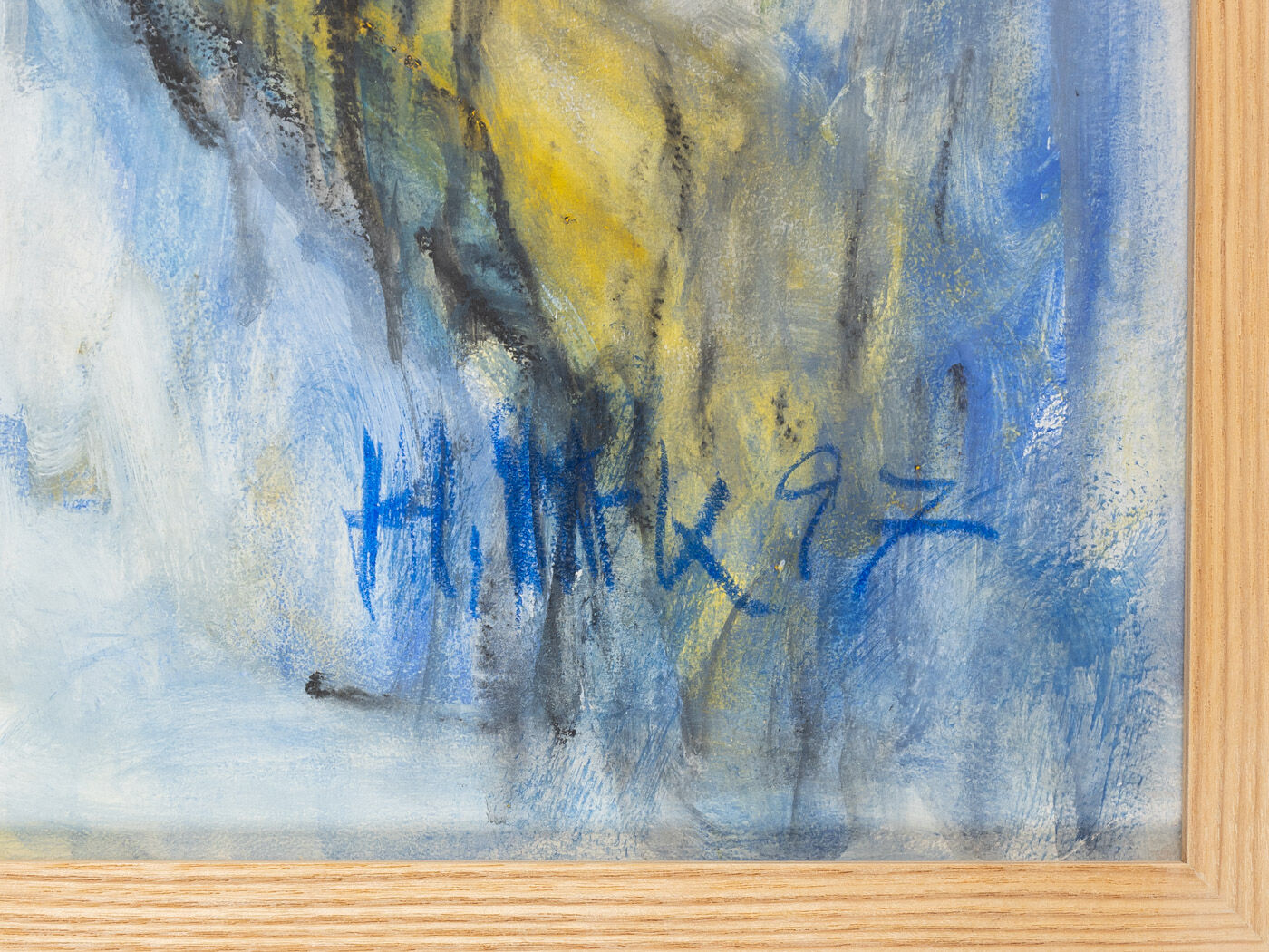 In the Mountains, Mixed Media on Paper, 83 x 63 cm