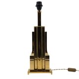 Luciano Frigerio, Hollywood Regency mod. Tartaro table lamp base, Italy 197