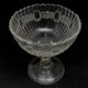 Basket-shaped pressed glass sugar bowl, Ząbkowice, Poland, 1970s