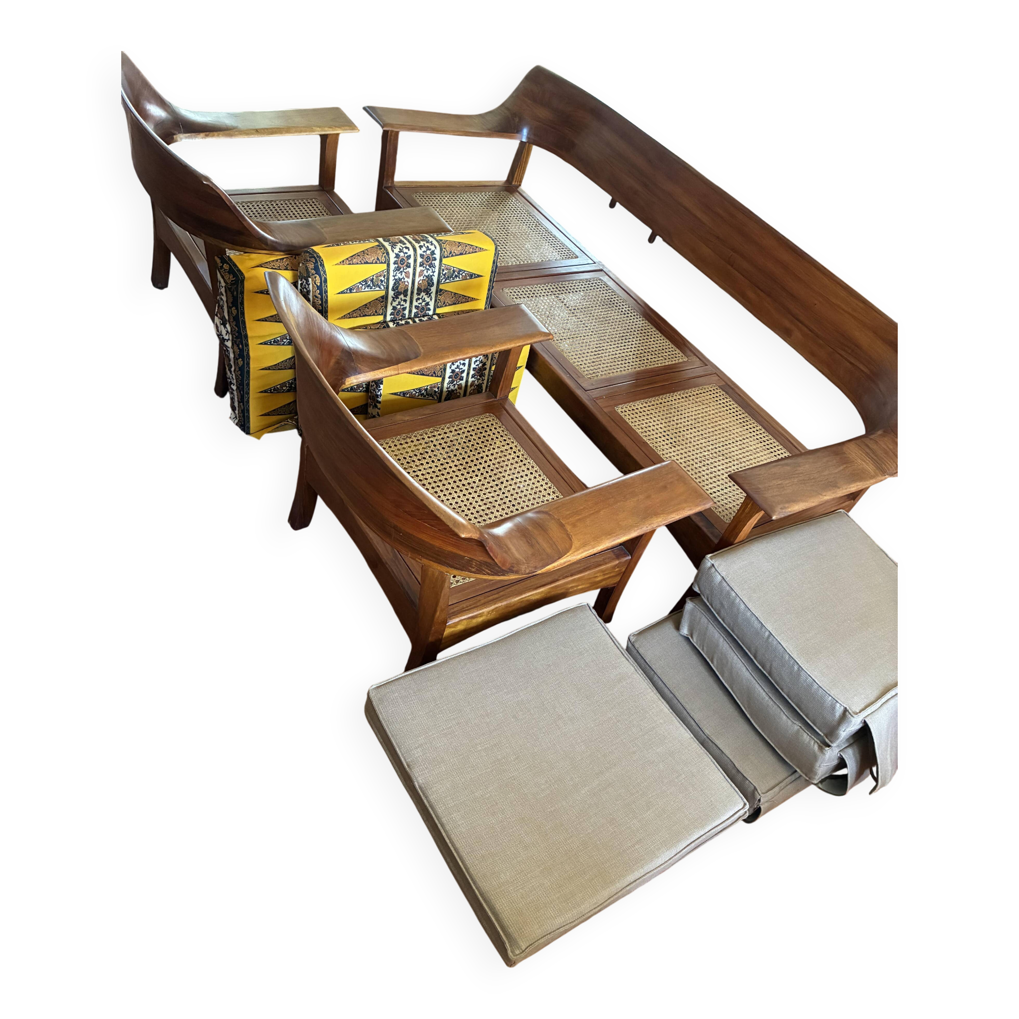 Sofa and two armchairs