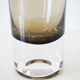 1960 Smoked Glass Roll Vase