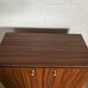 Storage cabinet 2 doors 2 shelves in veneer of rosewood vintage 1950