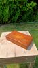 Bulgarian wooden cigarette box, pyrographed and hand-painted.