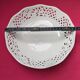 Openwork fruit bowl in white porcelain Form Marienbad Ingres Wei