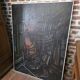 Pair of oil on canvas paintings of a boat interior from the 50s/70s