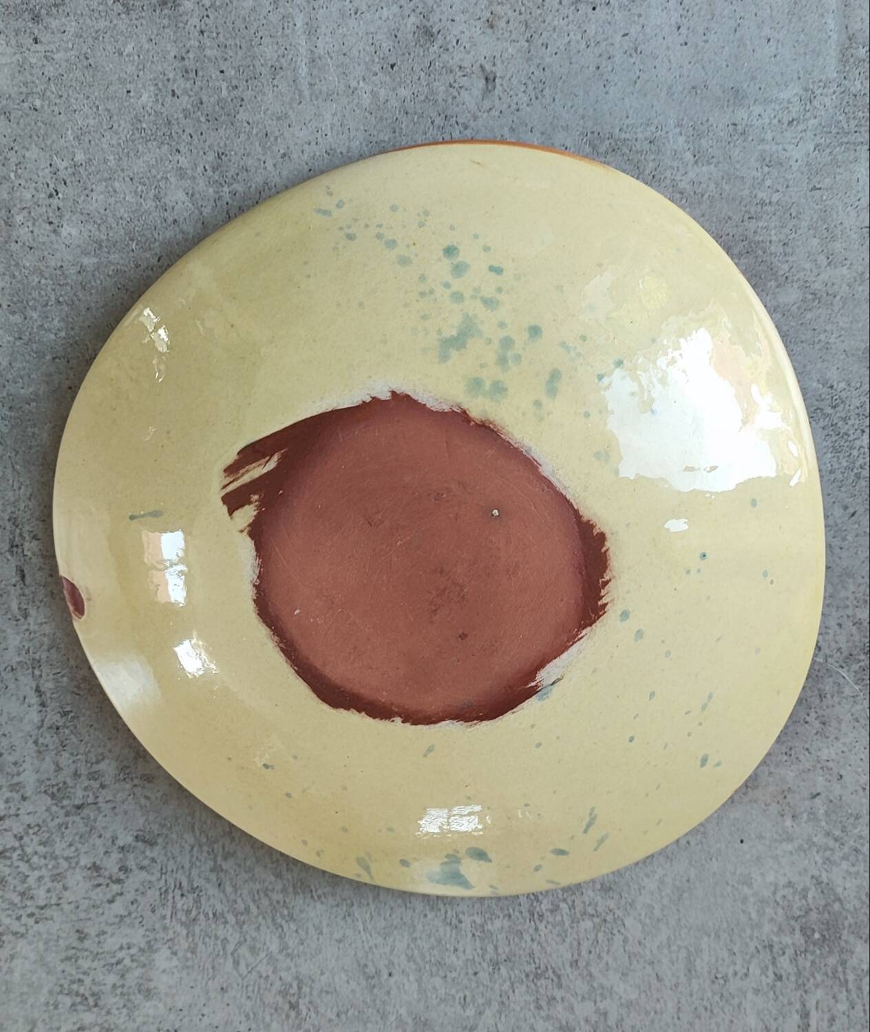 Vintage ceramic pocket emptier signed