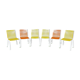 Série de 6 chaises Grosfillex année 70
