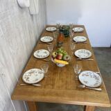 Table de ferme 180/280x80cm