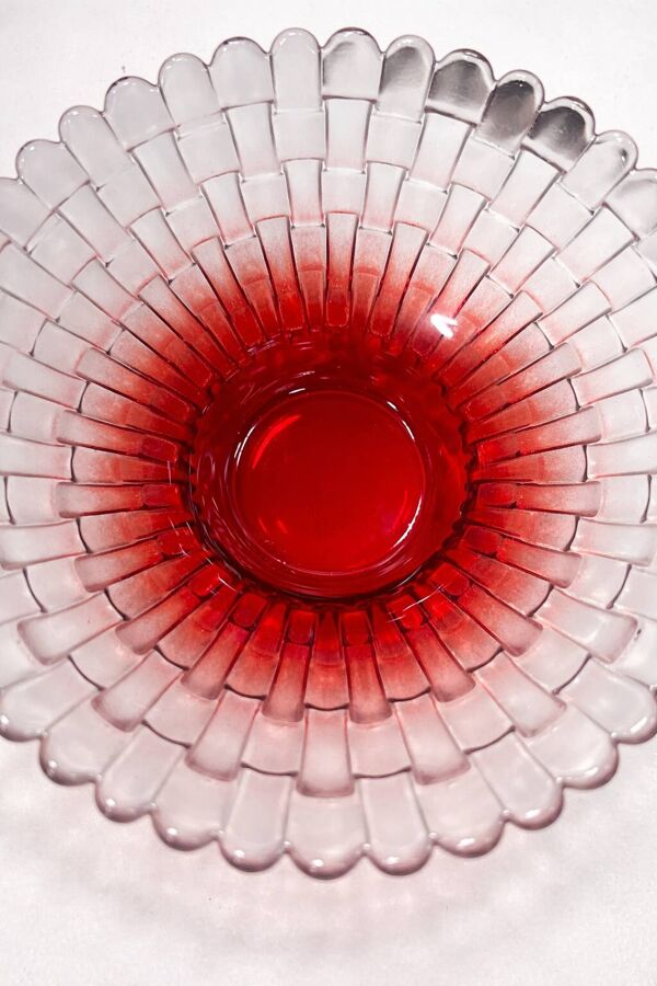 Lot de 4 coupelles vintage en verre